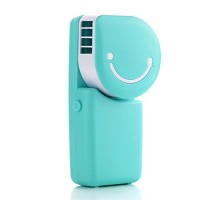 YJYdada USB Rechargeable Portable Mini Handheld Air Conditioning Cooling Fan (blue) - B07D32MPF1